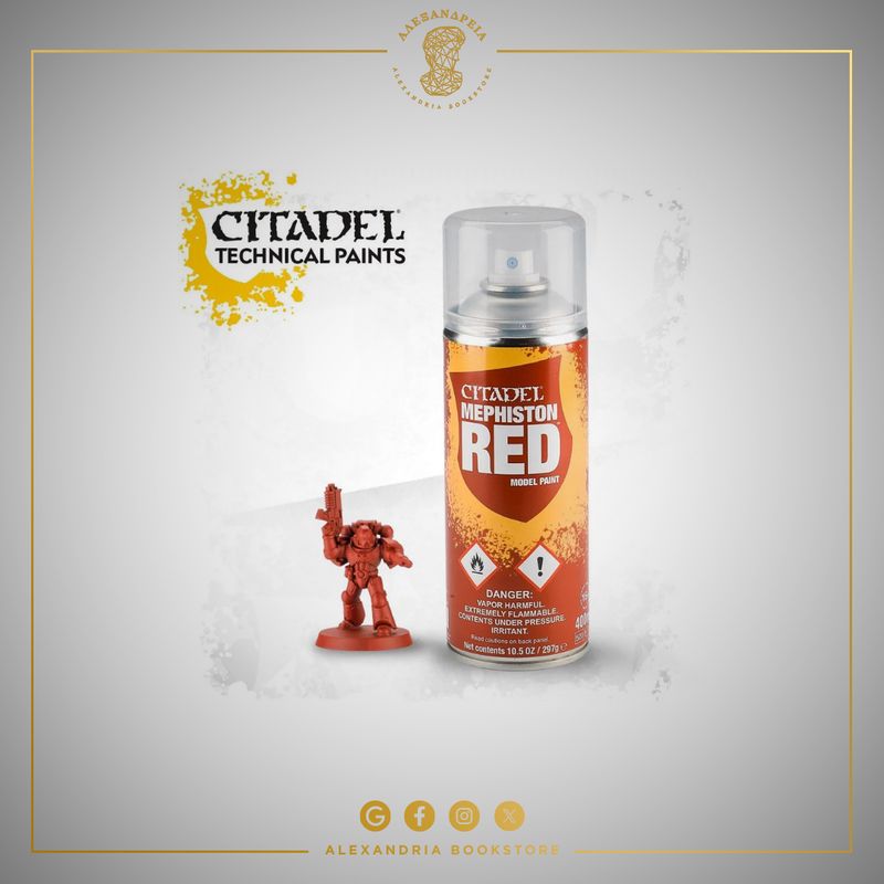 Spray Paint: Mephiston Red