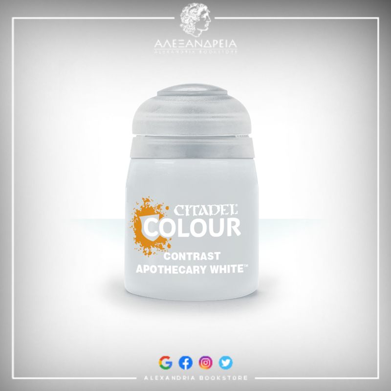 Contrast Paint: Apothecary White