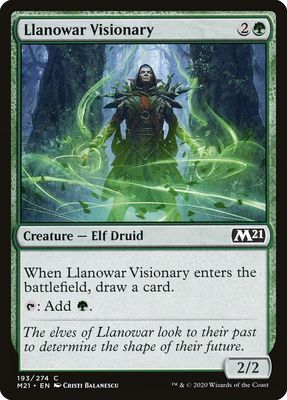 Llanowar Visionary Llanowar Visionary