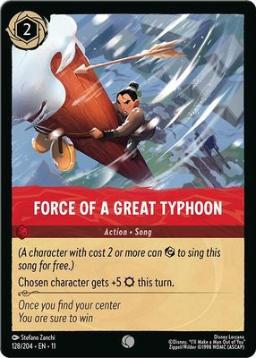 Force of a Great Typhoon