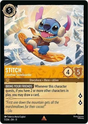 Stitch - Carefree Snowboarder