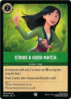 Strike a Good Match