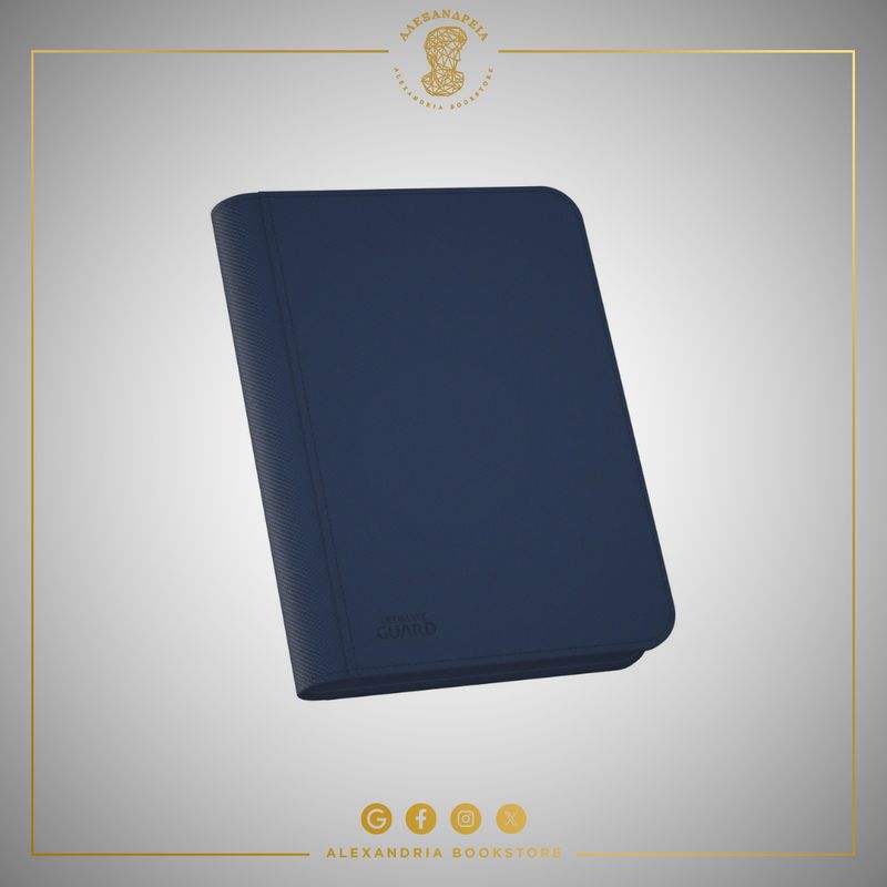 Zipfolio 160 - 8 Pocket Xenoskin Blue