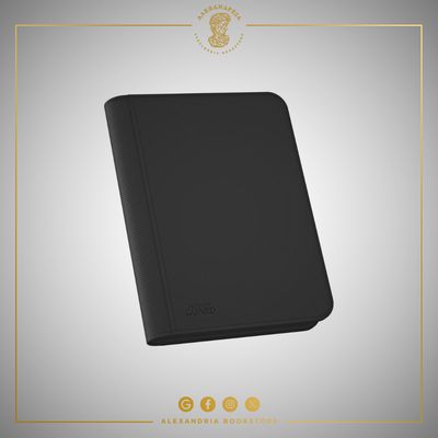 Zipfolio 160 - 8 Pocket Xenoskin Black