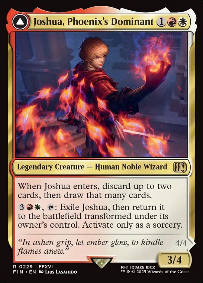 Joshua, Phoenix's Dominant // Phoenix, Warden of Fire Joshua, Phoenix's Dominant // Phoenix, Warden of Fire