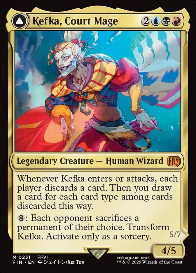 Kefka, Court Mage // Kefka, Ruler of Ruin Kefka, Court Mage // Kefka, Ruler of Ruin