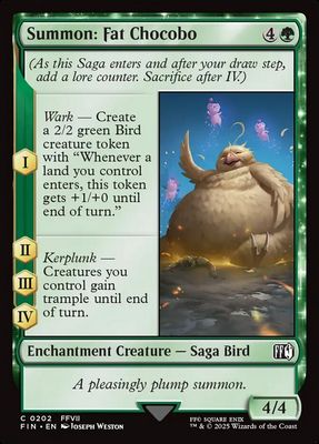 Summon: Fat Chocobo Summon: Fat Chocobo