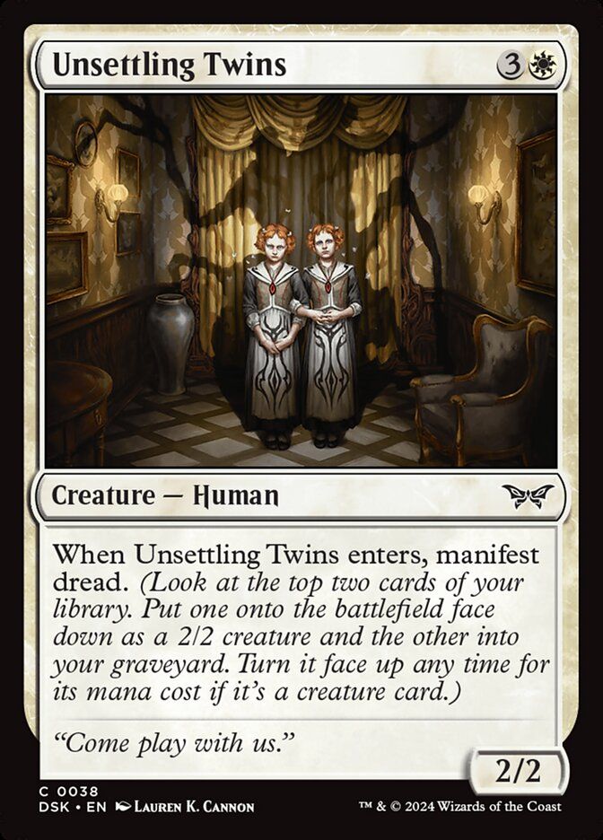 Unsettling Twins Unsettling Twins