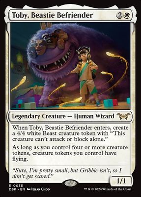 Toby, Beastie Befriender Toby, Beastie Befriender