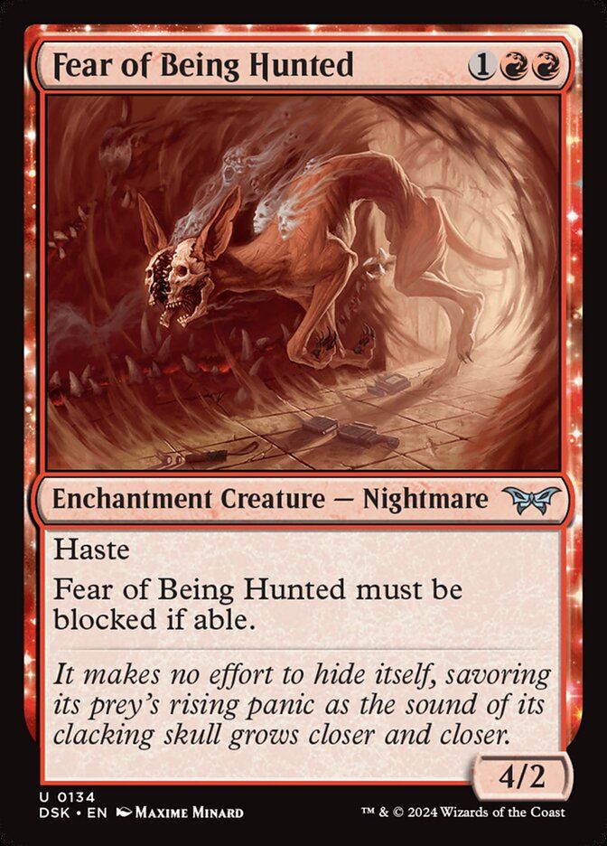 Fear of Being Hunted Fear of Being Hunted