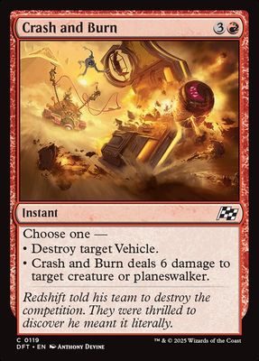 Crash and Burn Crash and Burn