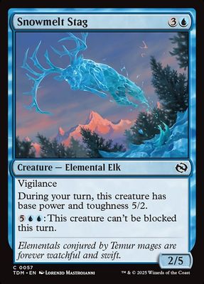 Snowmelt Stag Snowmelt Stag