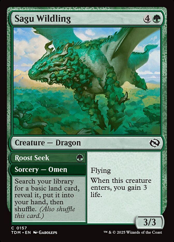 Sagu Wildling // Roost Seek Sagu Wildling // Roost Seek