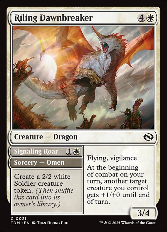 Riling Dawnbreaker // Signaling Roar Riling Dawnbreaker // Signaling Roar