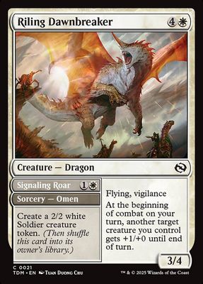 Riling Dawnbreaker // Signaling Roar Riling Dawnbreaker // Signaling Roar