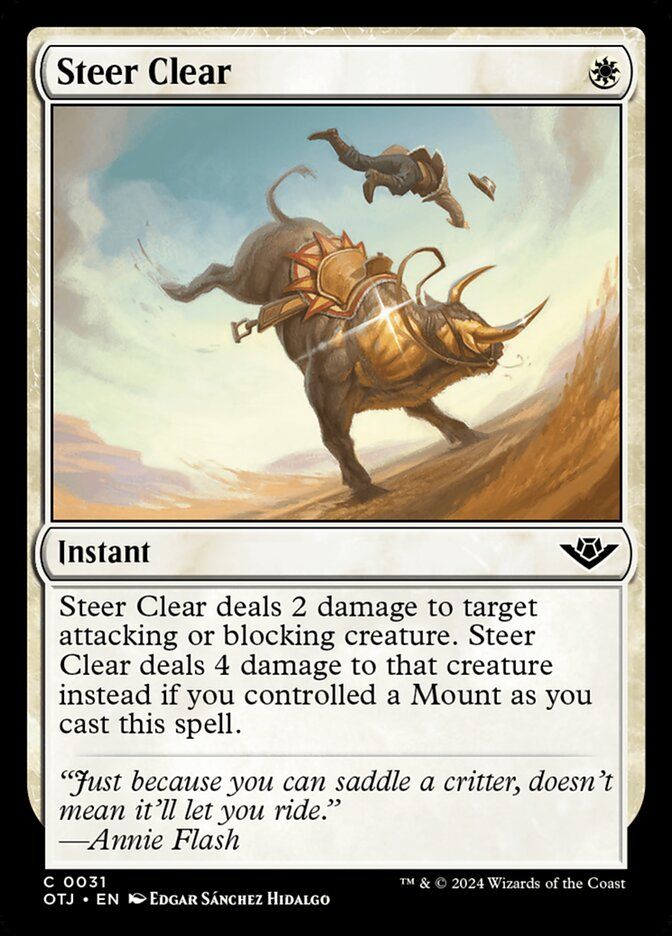 Steer Clear Steer Clear