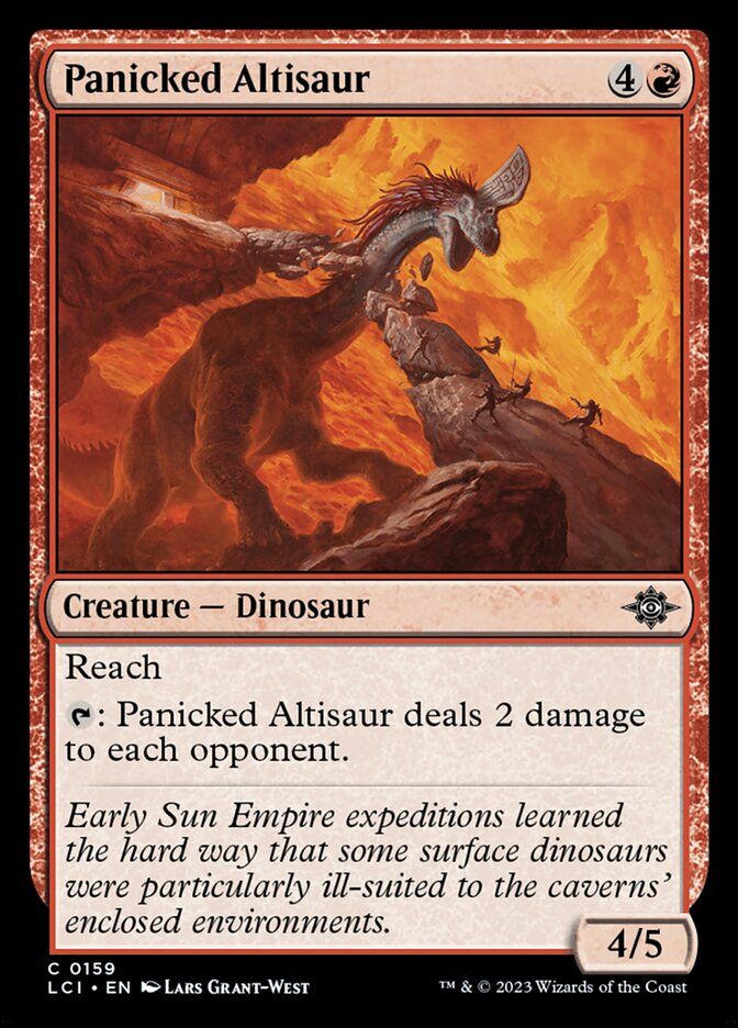 Panicked Altisaur Panicked Altisaur