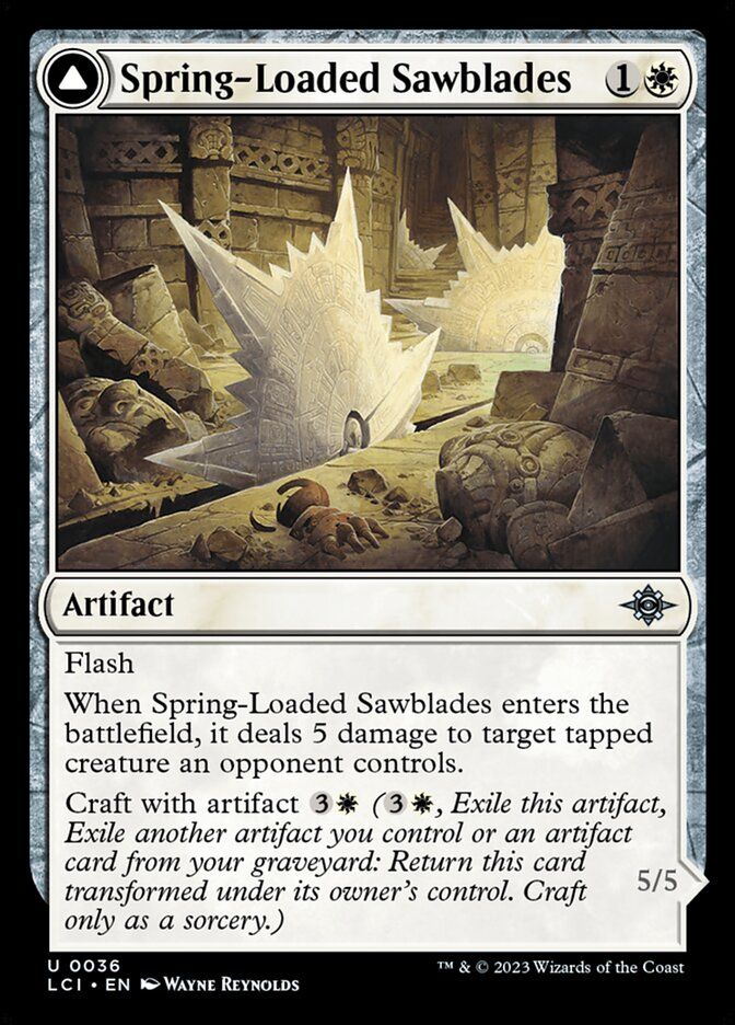 Spring-Loaded Sawblades // Bladewheel Chariot Spring-Loaded Sawblades // Bladewheel Chariot