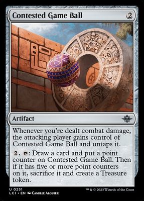 Contested Game Ball Contested Game Ball