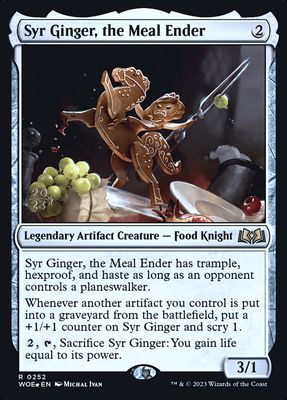 Syr Ginger, the Meal Ender Syr Ginger, the Meal Ender