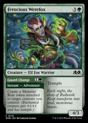Ferocious Werefox // Guard Change Ferocious Werefox // Guard Change