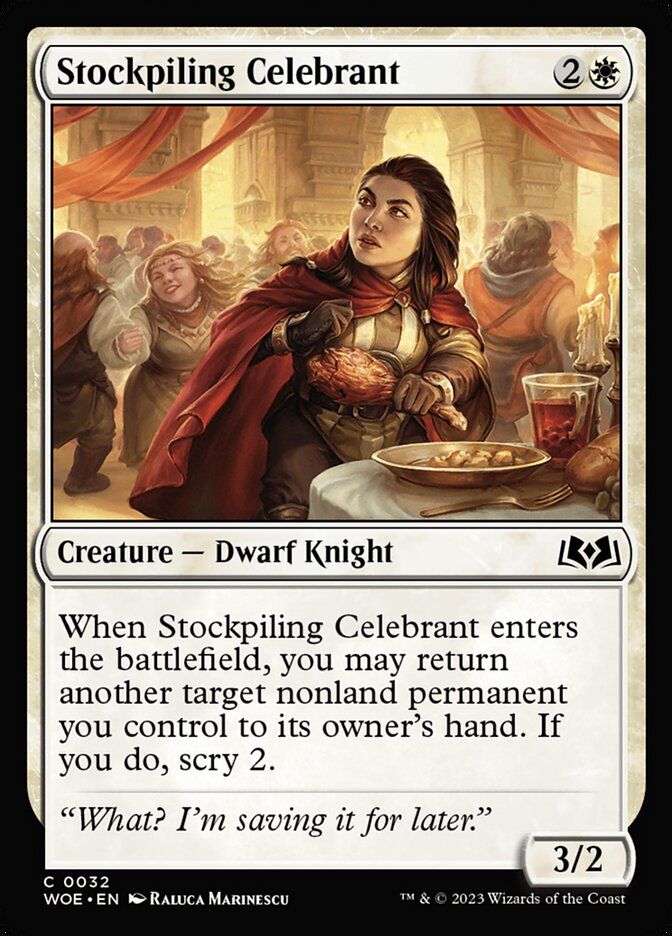 Stockpiling Celebrant Stockpiling Celebrant