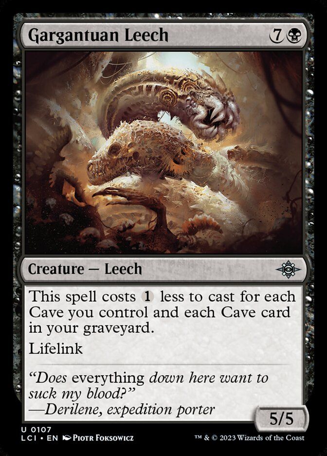 Gargantuan Leech Gargantuan Leech