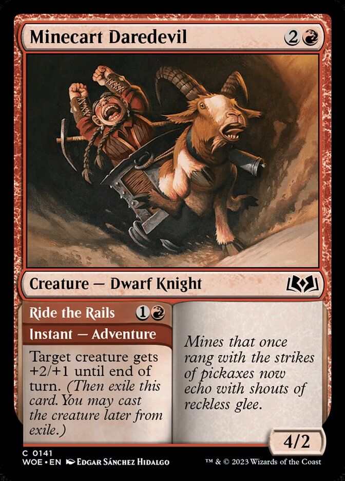 Minecart Daredevil // Ride the Rails Minecart Daredevil // Ride the Rails