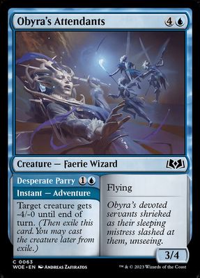 Obyra's Attendants // Desperate Parry Obyra's Attendants // Desperate Parry