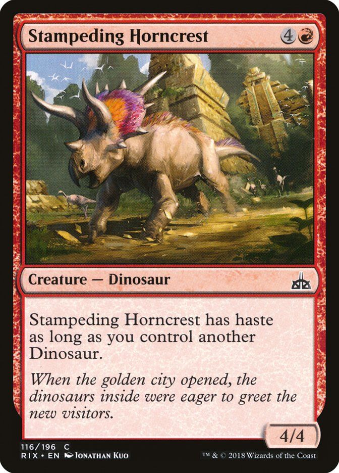 Stampeding Horncrest Stampeding Horncrest