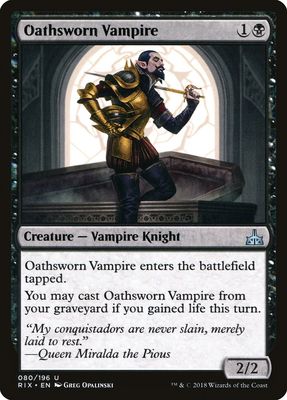 Oathsworn Vampire Oathsworn Vampire