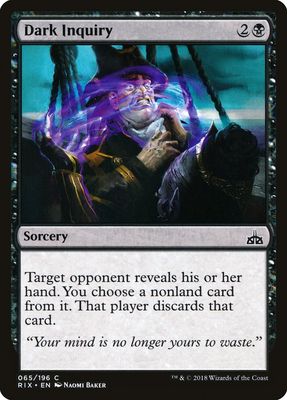 Dark Inquiry Dark Inquiry