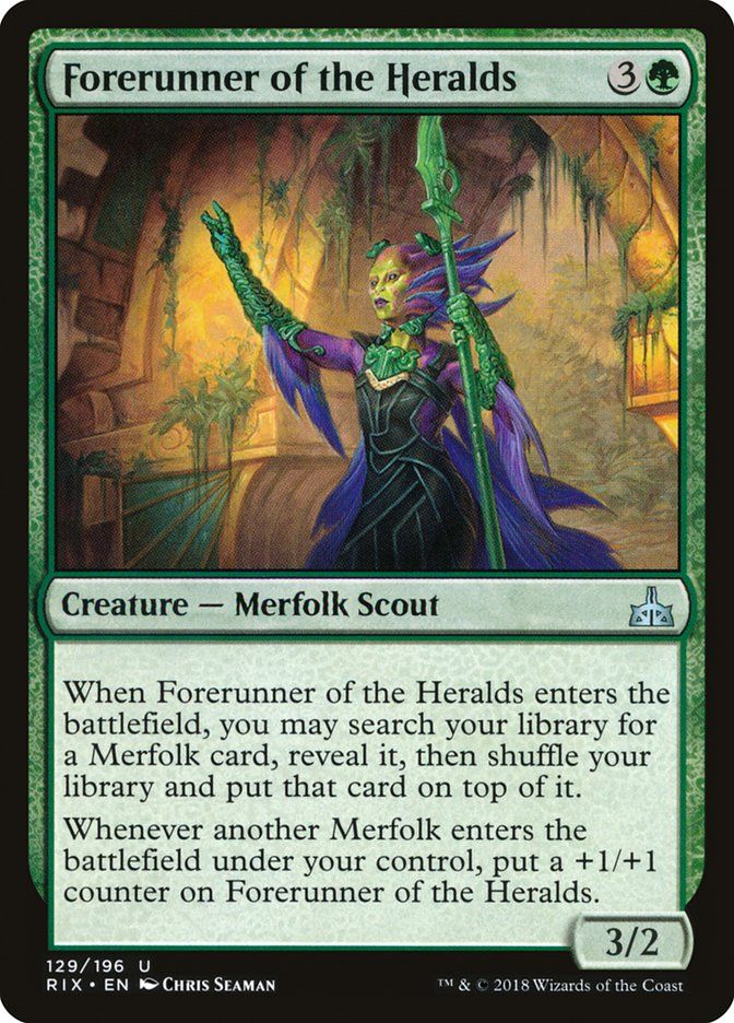 Forerunner of the Heralds Forerunner of the Heralds