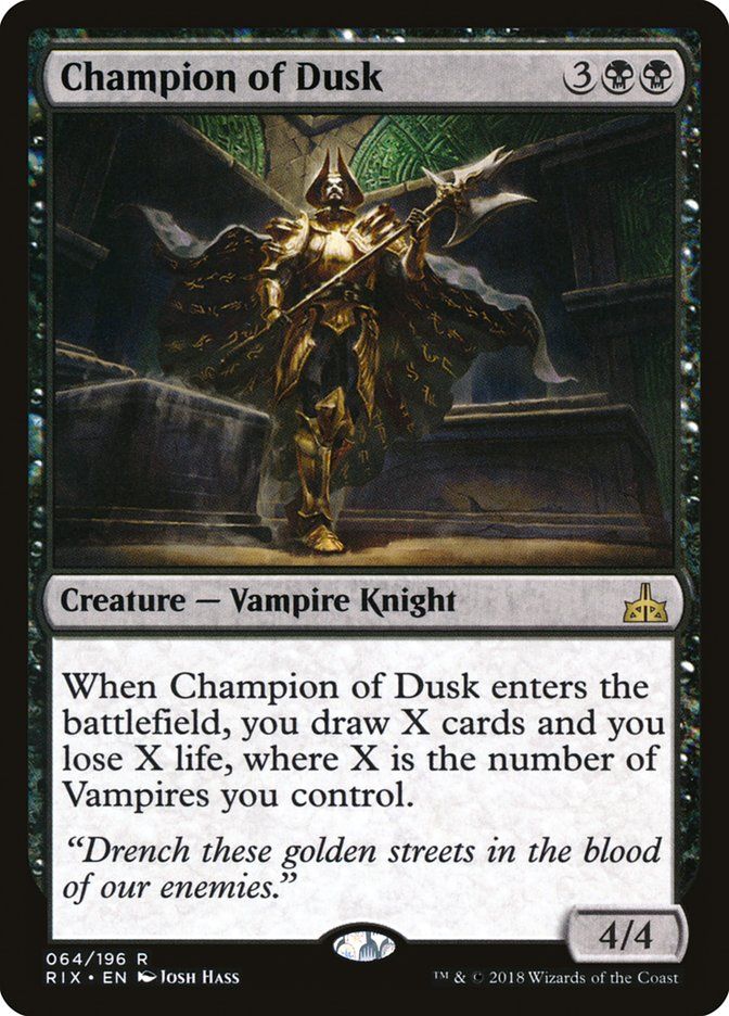Champion of Dusk Champion of Dusk