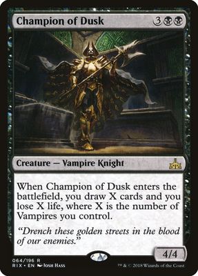Champion of Dusk Champion of Dusk
