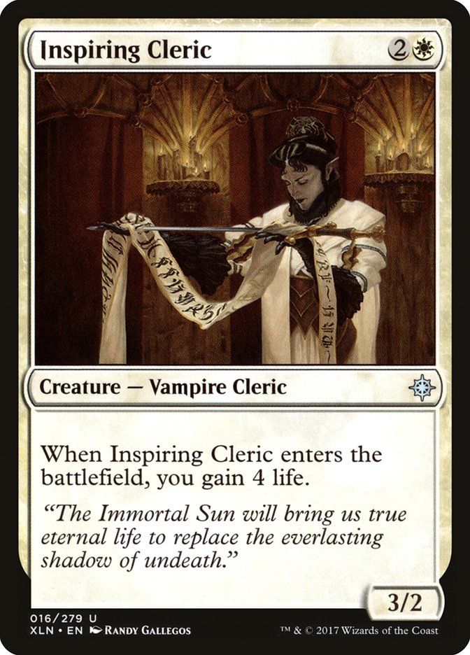 Inspiring Cleric Inspiring Cleric