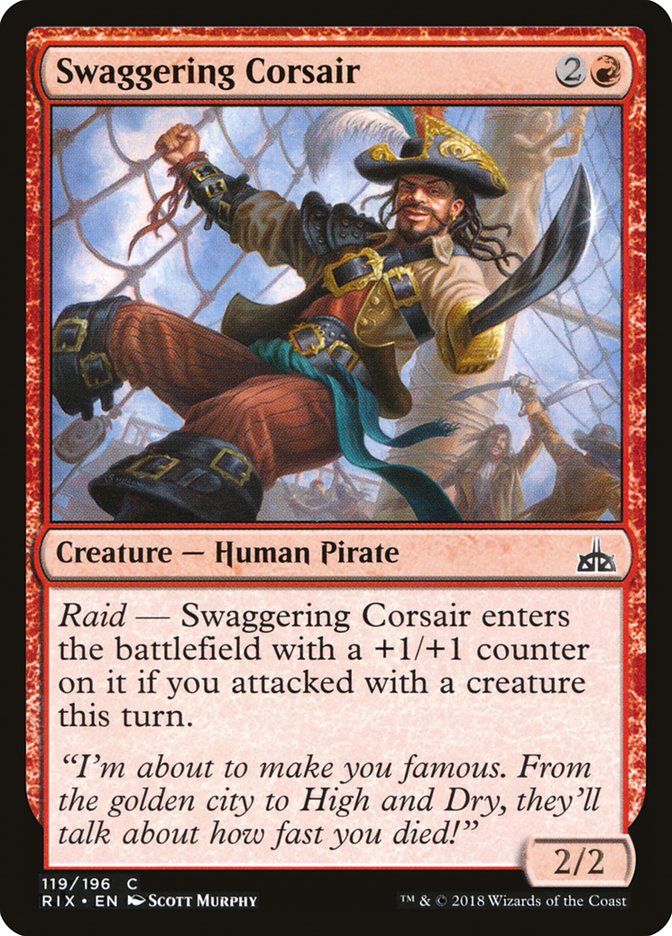 Swaggering Corsair Swaggering Corsair