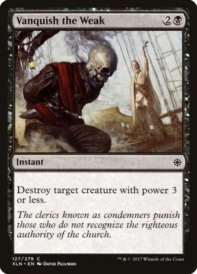 Vanquish the Weak Vanquish the Weak