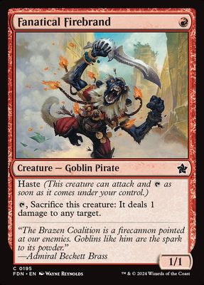 Fanatical Firebrand Fanatical Firebrand