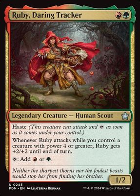 Ruby, Daring Tracker Ruby, Daring Tracker
