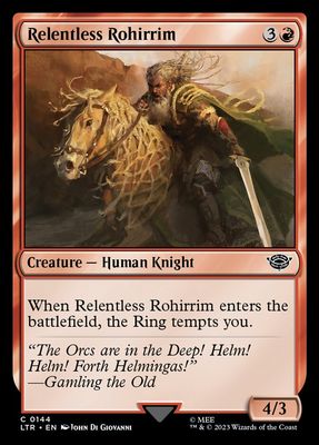 Relentless Rohirrim Relentless Rohirrim