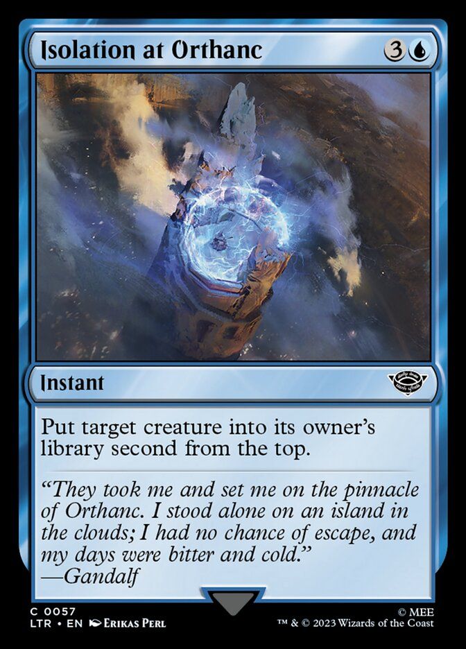 Isolation at Orthanc Isolation at Orthanc