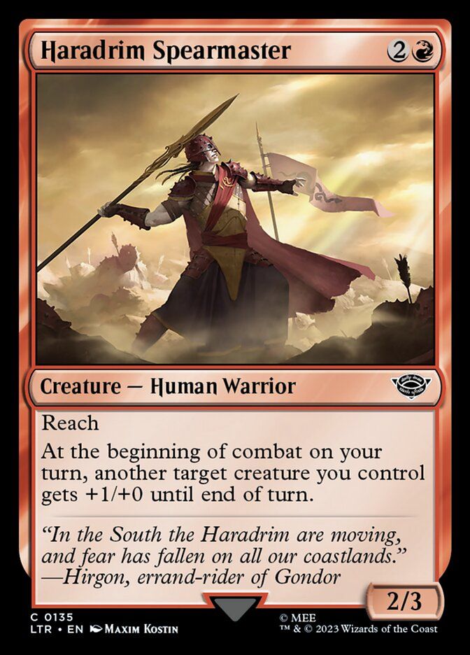 Haradrim Spearmaster Haradrim Spearmaster