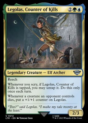 Legolas, Counter of Kills Legolas, Counter of Kills