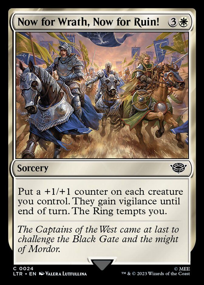 Now for Wrath, Now for Ruin! Now for Wrath, Now for Ruin!
