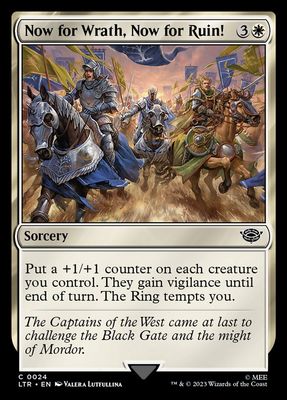 Now for Wrath, Now for Ruin! Now for Wrath, Now for Ruin!