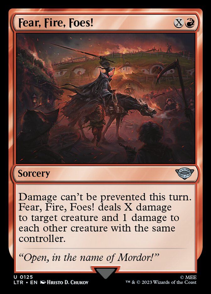 Fear, Fire, Foes! Fear, Fire, Foes!