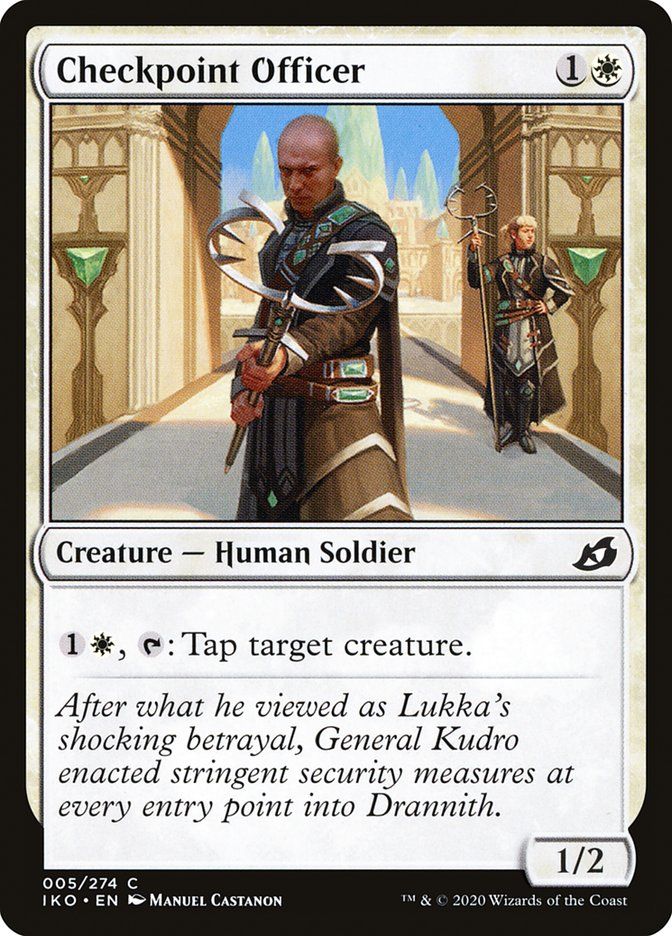 Checkpoint Officer Checkpoint Officer