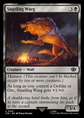 Snarling Warg Snarling Warg