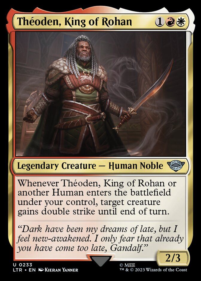 Th�oden, King of Rohan Th�oden, King of Rohan